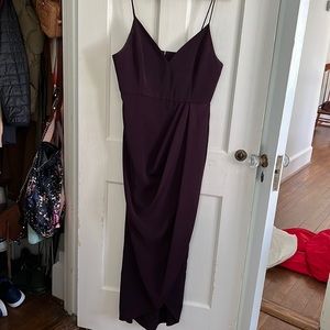 Shona Joy burgundy dress